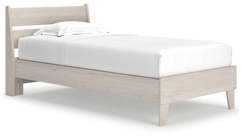 Socalle - Natural - Twin Panel Platform Bed (EB1864B3) by Ashley