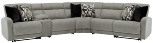 Colleyville - Stone - 6-Piece Power Reclining Sectional (54405S9) by Ashley