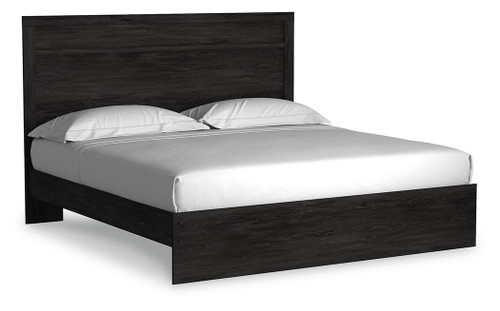 Belachime - Charcoal - King Panel Bed (B2589B4) by Ashley