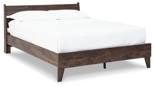 Calverson - Mocha - Queen Panel Platform Bed (EB3660B1) by Ashley