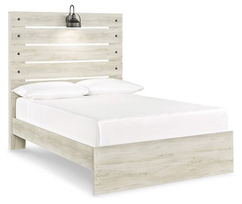 Cambeck - Whitewash - Full Panel Bed (B192B3) by Ashley