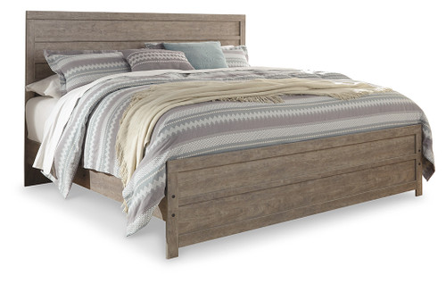 Culverbach - Gray - King Panel Bed (B070B10) by Ashley