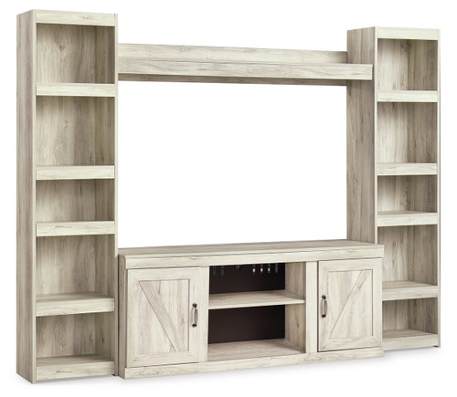 Bellaby - Whitewash - 4-Piece Entertainment Center (EW0331W6) by Ashley