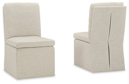 Krystanza - Oatmeal - Dining Chair (Set of 2) (D766-02X2) by Ashley