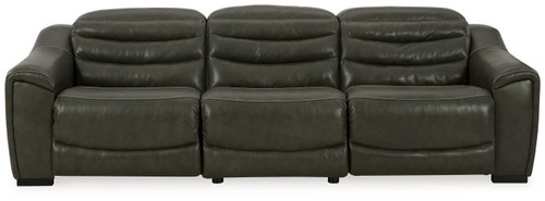 Center Line - Dark Gray - 3-Piece Power Reclining Sectional Sofa (U63404S5) by Ashley