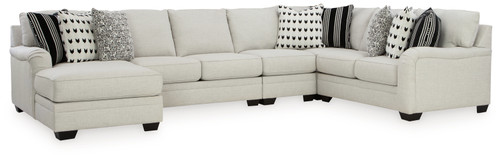 Huntsworth - Dove Gray - 5-Piece Sectional with Chaise (39702S5) by Ashley