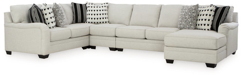 Huntsworth - Dove Gray - 5-Piece Sectional with Chaise (39702S6) by Ashley