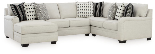 Huntsworth - Dove Gray - 4-Piece Sectional with Chaise (39702S3) by Ashley