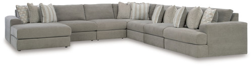Avaliyah - Ash - 7-Piece Sectional with Chaise (58103S9) by Ashley
