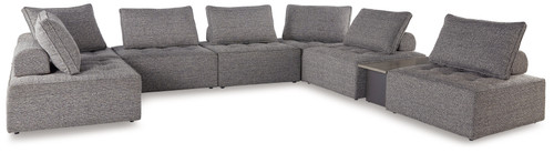Bree Zee - Brown - 8-Piece Outdoor Sectional (P160P6) by Ashley