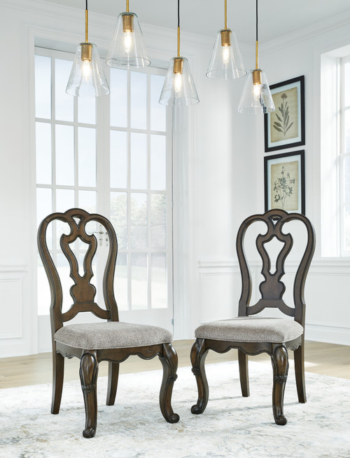 Maylee - Dark Brown - Dining Chair (Set of 2) (D947-01X2) by Ashley