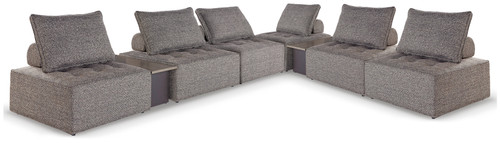 Bree Zee - Brown - 8-Piece Outdoor Modular Seating (P160P14) by Ashley