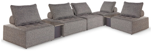 Bree Zee - Brown - 7-Piece Outdoor Modular Seating (P160P13) by Ashley
