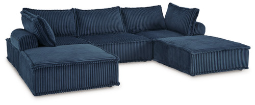 Bales - Navy - 5-Piece Modular Seating (A3000662A4) by Ashley Bales - Navy - 5-Piece Modular Seating (A3000662A4) by Ashley