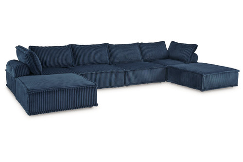 Bales - Navy - 6-Piece Modular Seating (A3000662A5) by Ashley