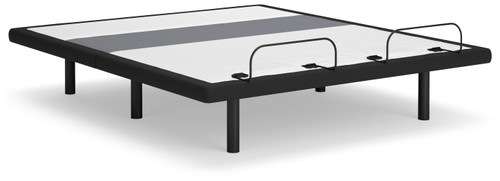 Best Base with Lumbar and Audio - Black - California King Adjustable Base (M8X352) by Ashley