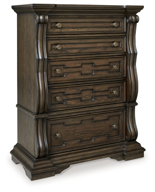 Maylee - Dark Brown - Chest of Drawers (B947-46) by Ashley