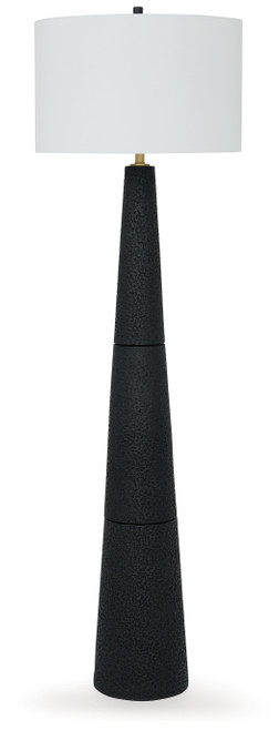 Hallburg - Black - Floor Lamp (L235761) by Ashley