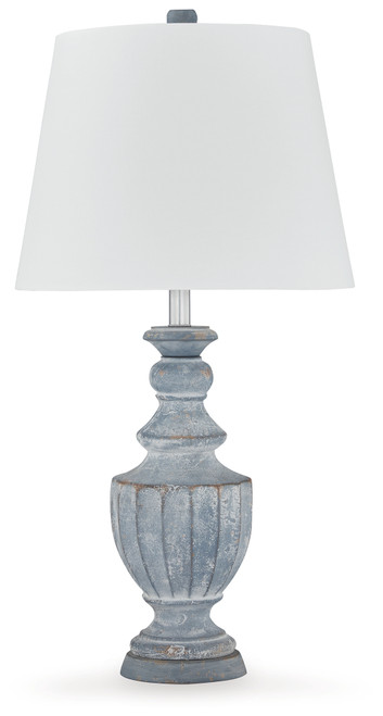 Cylerick - Antique Blue - Table Lamp (L235714) by Ashley
