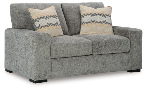Dunmor - Graphite - Loveseat (2490435) by Ashley