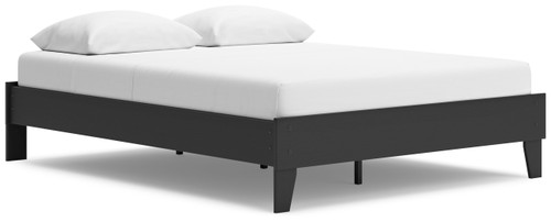 Socalle - Black - Queen Platform Bed (EB1865-113) by Ashley