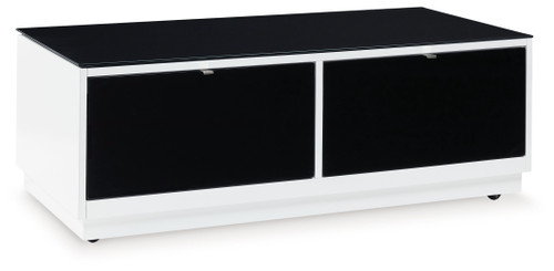 Gardoni - White/Black - Coffee Table (T756-1) by Ashley