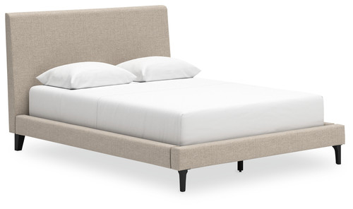 Cielden - Soft Gray - Queen Upholstered Bed with Roll Slats (B1199-81) by Ashley