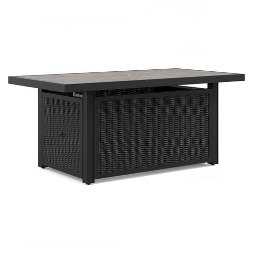 Beachcroft - Black/Light Gray - Outdoor Fire Pit Table (P792-773) by Ashley