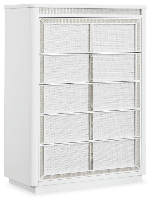 Chalanna - White - Chest of Drawers (B822-46) by Ashley