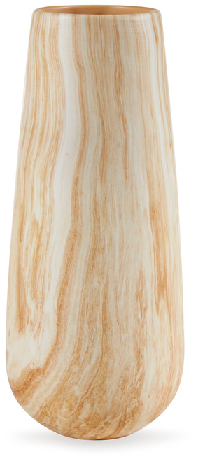 Cammen - Tan/White - Vase (A2000647) by Ashley