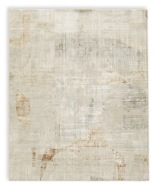 Truward - Linen/Gray/Caramel - 8' x 10' Rug (R406471) by Ashley