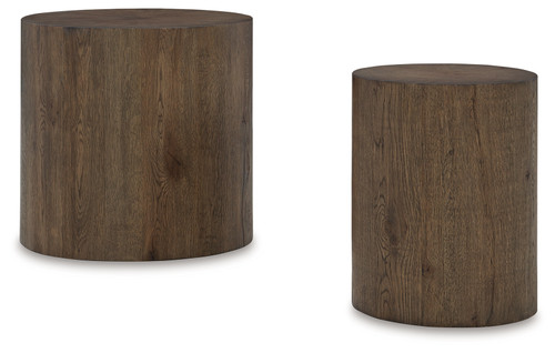 Cammund - Brown - Accent Table (Set of 2) (A4000619) by Ashley
