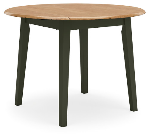 Gesthaven - Natural/Green - Dining Drop Leaf Table (D401-15) by Ashley