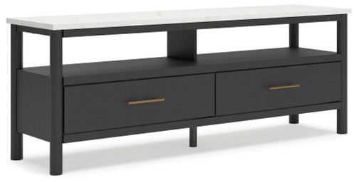 Cadmori - Black/White - 72" TV Stand (W2616-68) by Ashley
