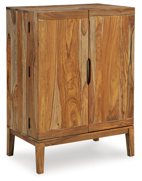 Dressonni - Brown - Bar Cabinet (D790-66) by Ashley