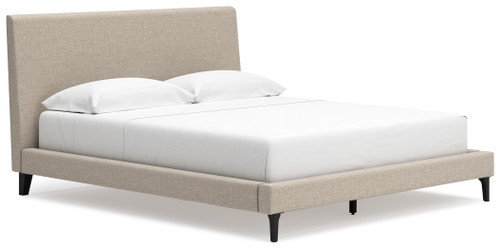 Cielden - Soft Gray - California King Upholstered Bed with Roll Slats (B1199-94) by Ashley