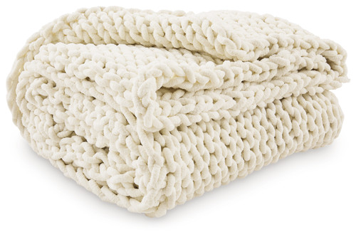 Chaddon - Ivory - Throw (Set of 3) (A1001060) by Ashley