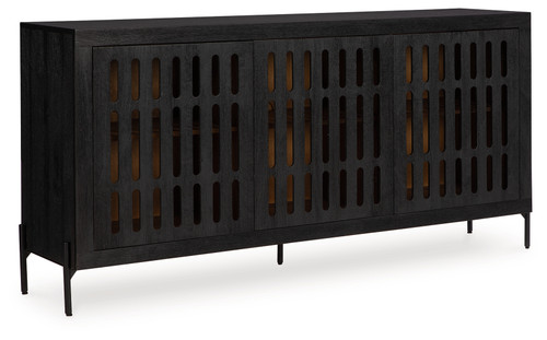 Vallisburg - Black/Natural - Accent Cabinet (A4000644) by Ashley Vallisburg - Black/Natural - Accent Cabinet (A4000644) by Ashley