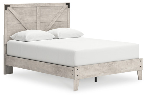 Shawburn - Gray - Queen Platform Bed (EB4123B2) by Ashley