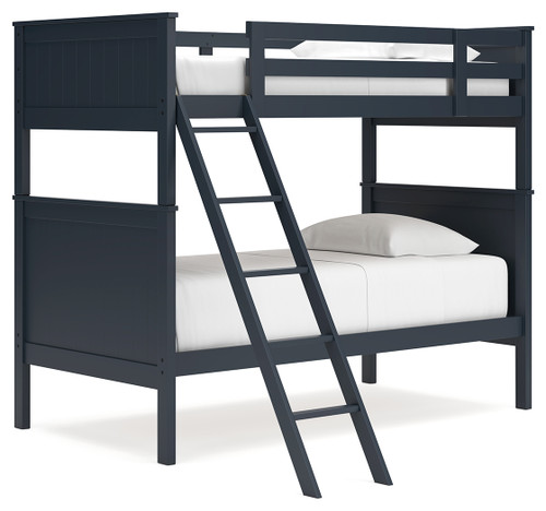 Nextonfort - Blue - Twin over Twin Bunk Bed (B396B2) by Ashley