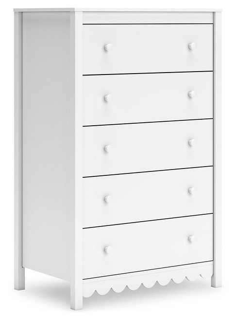 Hallityn - White - Chest of Drawers (EB1810-245) by Ashley