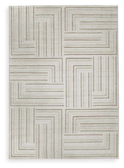 Darmondard - Cream/Taupe - 8' x 10' Rug (R406941) by Ashley