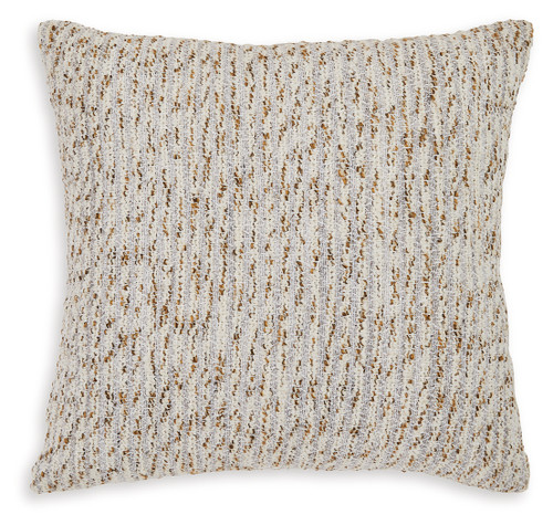 Abler - Ivory/Gray/Gold - Pillow (A1001068P) by Ashley