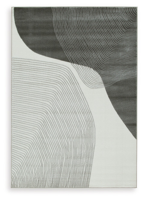 Winderburg - Gray/Ivory - 5' x 7' Rug (R406952) by Ashley