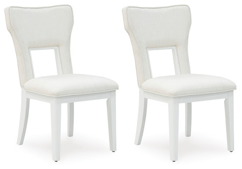 Chalanna - White - Dining Chair (Set of 2) (D822-01) by Ashley