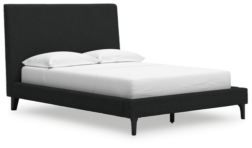 Cadmori - Black - Full Upholstered Bed with Roll Slats (B2616-72) by Ashley