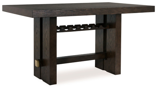 Burkhaus - Dark Brown - Counter Height Dining Table (D984-32) by Ashley