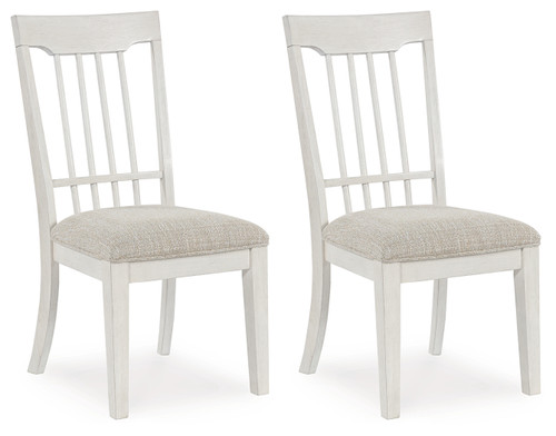 Shaybrock - Antique White/Brown - Dining Chair (Set of 2) (D683-02) by Ashley