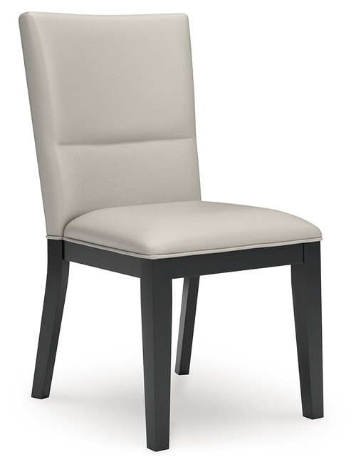 Glinari - Taupe/Black - Dining Chair (Set of 2) (D476-01) by Ashley