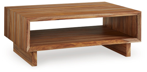 Dressonni - Brown - Coffee Table (T690-1) by Ashley